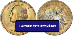 5 Rare Coins Worth Over $55k Each